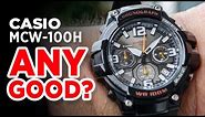 #CASIO MCW-100H (5434) Analogue Watch Review - The easy to read chronograph watch from Casio!