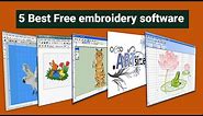 5 Best Free Embroidery Software | Best Machine Embroidery Software | Zdigitizing