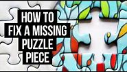 How to Make a Replacement Jigsaw Puzzle Piece