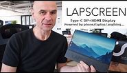 LAPSCREEN with faytech, 12.5" Type-C Display, runs off DP phone/laptop/anything
