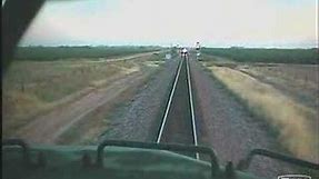 Head on Train Crash Footage (video shot from onboard)