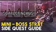 Scarlet Nexus Mini-Boss Strat Side Quest Guide (How To Do Combo Vision With Arashi)