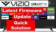 How to Update VIZIO Smart TV Latest Firmware | Vizio TV Update Problems & Fixes | Quick Solution