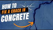 How to Fix a Crack in Concrete | A DIY Guide