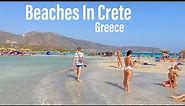 Crete, Greece 🇬🇷 - Best Beaches In Crete - August 2021 4K HDR - Best Beaches in Greece