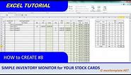 How to Create Inventory Monitoring System for Stock Cards