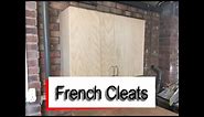 French Cleats - How to hang Wall Cupboards