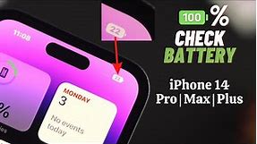 iPhone 14/Plus/Pro Max: How To Show Battery Percentage % [Turn On]