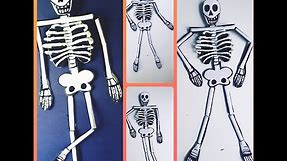 How to Make a Paper Skeleton /Crafting a Model of Paper Skeleton