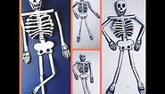 How to Make a Paper Skeleton /Crafting a Model of Paper Skeleton