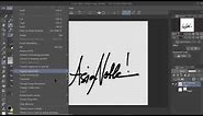 Create Your Own Watermark, Stamp, Signature in Clip Studio Paint (CSP)