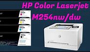 How to Replace Toner Cartridge on HP color LaserJet Printer Pro M254dw