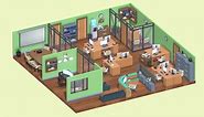 Isometric office - Download Free 3D model by Companion_Cube