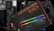 Aorus DDR4-4400 RGB Memory overclocked on the Z590 Aorus Elite with i9 11900K