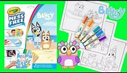 Bluey Color Wonder by Crayola!! Learn Colors with Bluey!