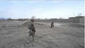 U.S Soldier Scaring Afghani Kids