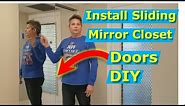 How to Install Sliding Mirror Closet Doors Instead of Bi-Fold