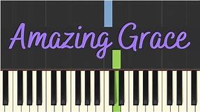 Easy Piano Tutorial: Amazing Grace with free sheet music