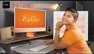 The NEW 24" iMac (Orange 2021) UNBOXING and SETUP - FIRST IMPRESSIONS