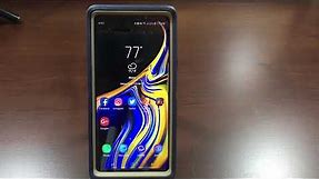 Samsung Galaxy Note 9 how to set up tap to answer phone calls