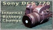 Sony DCS-D770 - Internal Battery Change