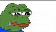 Pepe Crying Animation with Sad Music Playing
