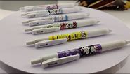 Cute Pens Black Ballpoint Pens 0.5mm Anime Pens Kawaii Cartoon Pens Pens for School Suitable for Girls And Boys
