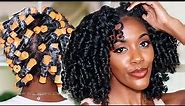 GOODBYE FRIZZ! QUICK & EASY PERM ROD SET ON NATURAL HAIR *EXPLAINED* | PERM ROD 101 EP 2