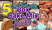 5 Brilliant BOX CAKE MIX RECIPES You MUST TRY! | Mouth-Watering CAKE MIX HACKS You DON'T WANNA MISS!