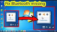 Bluetooth not showing in Windows 7