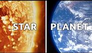Difference between a star and a planet?