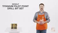 DEWALT Titanium Nitride Coated Pilot Point Drill Bit Set (21-Piece) DW1361