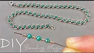 Simple Beaded Necklace Tutorial: Easy Seed Bead Necklace