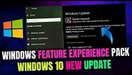Windows Feature Experience Pack for Windows 10 Version 20H2 | Windows 10 Version 20H2 Update!