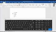Bullet Point Keyboard Shortcut in Word: Adding Bullet Points With Keyboard