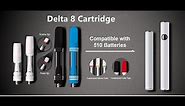 Auto draw 350mAh buttonless 510 thread vape pen battery With Micro USB