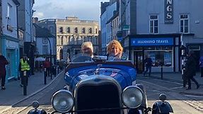 Former Miss Moneypenny, Samantha Bond, had visited Kilkenny City for the launch of a fundraising James Bond themed ball in aid of the local Samaritan’s Charity branch. She roamed the streets of Kilkenny in style in 1930 Ford Model with a registration 007 IP with Mr. John Ryan of Pembroke Kilkenny 😎 Keep an eye out on @kilkennycarlowsamaritans for all the details of the upcoming 007 themed fundraising ball. 🙌🤩 #Samaritans #FundraisingBall #SamanthaBond #MissMoneypenny @pembrokekilkenny | KCLR9