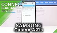 How to Connect SAMSUNG Galaxy A21s with Device via Bluetooth – Bluetooth Connection