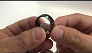 King Will 8mm Black Tungsten Carbide Ring for Men Beveled Edge Double Groove - Unboxing