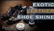 How to Polish Reptile Leather Shoes | Exotic Leather Shoe Care