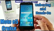 Moto e5 cruise Unboxing and Hands-On