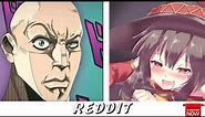Anime Vs Reddit (The Rock Reaction Meme) #sus #therocksus #animesus #therockreaction