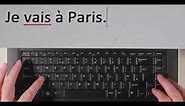 Typing accented French characters on a PC