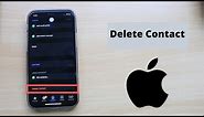 iPhone 12 : How to Delete Contacts on iPhone 12