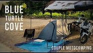 Blue Turtle Cove, Morong Bataan | Silent Video | Sound of Nature | Camping l Fishing | Honda ADV 150