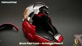 Autoking Mk 5 Iron Man helmet Quick First look