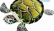 Athoinsu Realistic Stuffed Sea Turtle Soft Plush Toy Ocean Life Tortoise Throw Pillow Valentine's Day Birthday for Toddler Kids, 18''