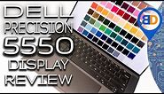 Dell Precision 5550 Display Review and Color Calibration