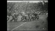 First American Football Game Ever Filmed: 1903 Princeton Tigers vs Yale Bulldogs