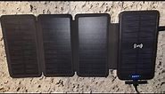 Solar Charger Power Bank, 38800mAh Portable Charger Review, Very BIG Batt 38 8k; Slow, but good